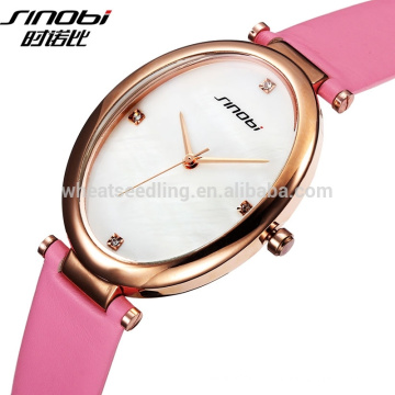 Sinobi Marca Relogio Feminino Causal Lady Assista Analog Display Moda Quartz Assista Mulheres Relógio De Pulso Mulheres Vestido Watch